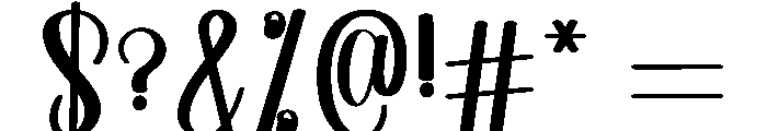 Rustic Dreams Font OTHER CHARS