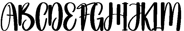 Rustic Dreams Font UPPERCASE