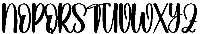 Rustic Dreams Font UPPERCASE