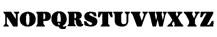 Rustic Frontier Regular Font LOWERCASE