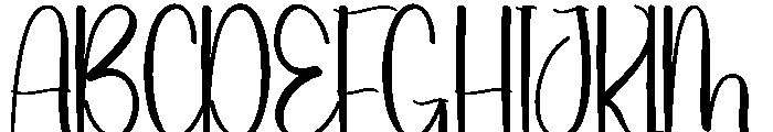 Rustic Holiday Font UPPERCASE