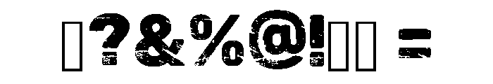 Rustic Legend Regular Font OTHER CHARS