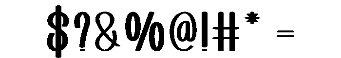 Rustic Looking Font OTHER CHARS