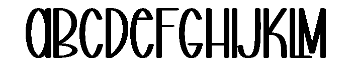 Rustic Looking Font UPPERCASE
