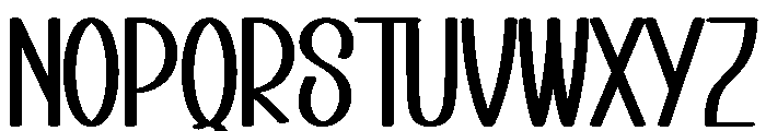 Rustic Looking Font UPPERCASE