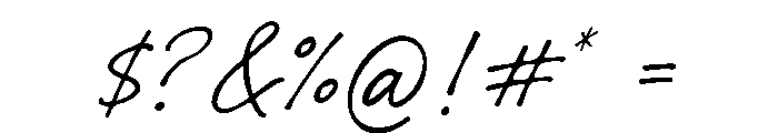 Rustic Melody Script Font OTHER CHARS