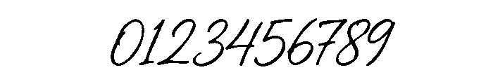 Rustic Melody Tail Font OTHER CHARS