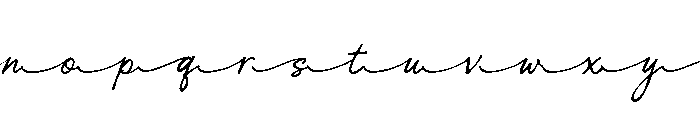 Rustic Melody Tail Font UPPERCASE