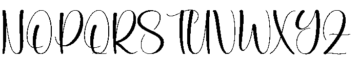 Rustic Notebook Font UPPERCASE