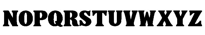 Rustic Outlaw Regular Font LOWERCASE