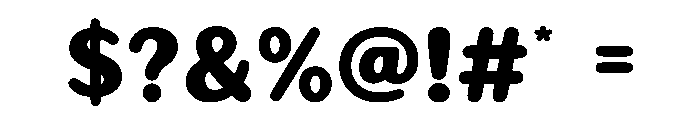 Rustic Perfect Font OTHER CHARS