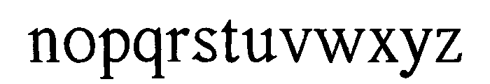 Rustic Portrait Bold Font LOWERCASE