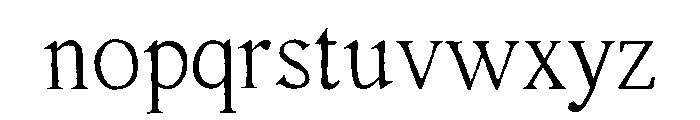 Rustic Portrait Regular Font LOWERCASE