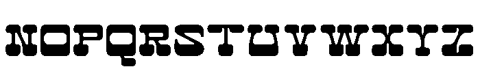 Rustic Revolver Regular Font LOWERCASE