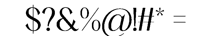 Rustic Royale Regular Font OTHER CHARS