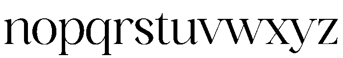 Rustic Royale Regular Font LOWERCASE