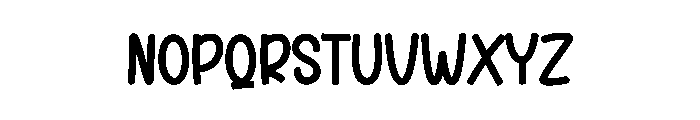 Rustic Shine Font LOWERCASE