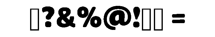 Rustic Snowy Regular Font OTHER CHARS
