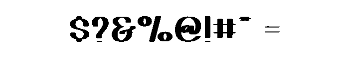 Rustic Summer Font OTHER CHARS