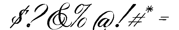 Rustic Sunday Regular Font OTHER CHARS