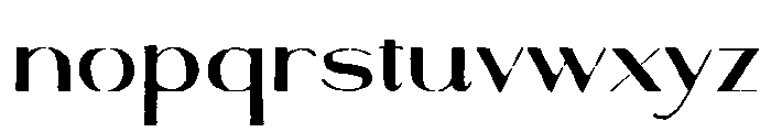 Rustic Sunday Sans Font LOWERCASE