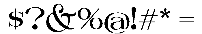 Rustic Sunday Serif Font OTHER CHARS