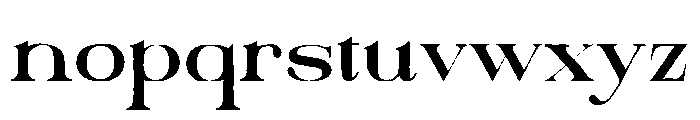 Rustic Sunday Serif Font LOWERCASE