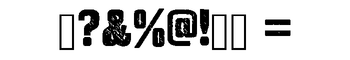 Rustic Vintage Regular Font OTHER CHARS