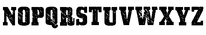 Rustic Vintage Regular Font LOWERCASE
