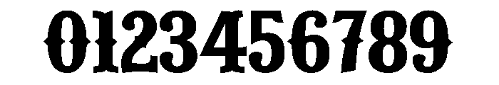 Rustic Western Font OTHER CHARS