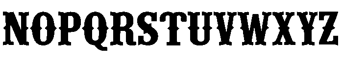 Rustic Western Font LOWERCASE