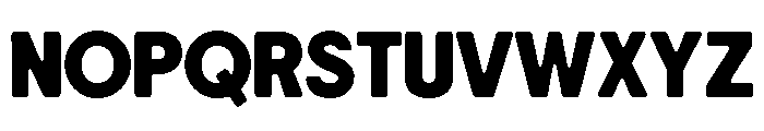 Rustic Wildflower Sans Rounded Font UPPERCASE