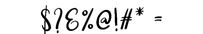 Rustic grace script Font OTHER CHARS