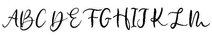 Rustic grace script Font UPPERCASE