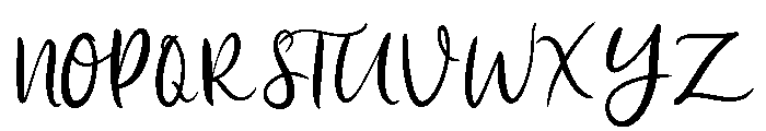 Rustic grace script Font UPPERCASE
