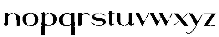 RusticSunday-Sans Font LOWERCASE