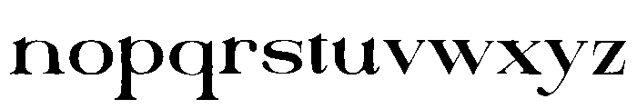 RusticSunday-Serif Font LOWERCASE