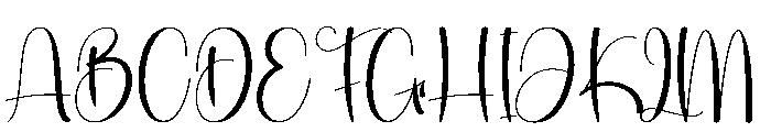 Rustical Wednesday Font UPPERCASE