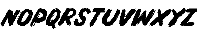 Rustor Font LOWERCASE