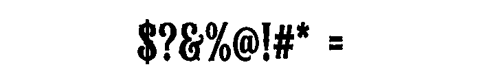 Rustovia Font OTHER CHARS