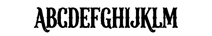 Rustovia Font UPPERCASE