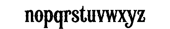 Rustovia Font LOWERCASE