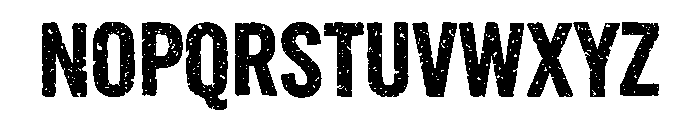 Rustpress Font LOWERCASE