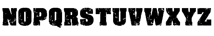 Rustwood Regular Font UPPERCASE