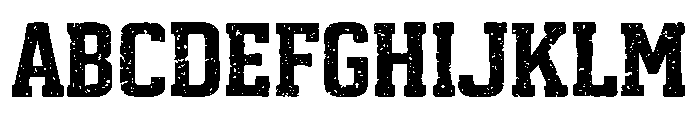 Rusty Bleachers Font UPPERCASE