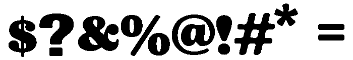 Rusty Bloom Font OTHER CHARS