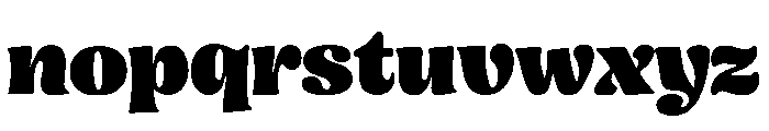Rusty Bloom Font LOWERCASE