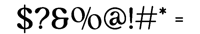 Rusty Love Regular Font OTHER CHARS