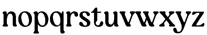 Rusty Love Regular Font LOWERCASE