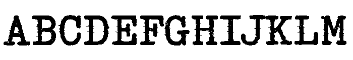 Rusty Typewriter FONT